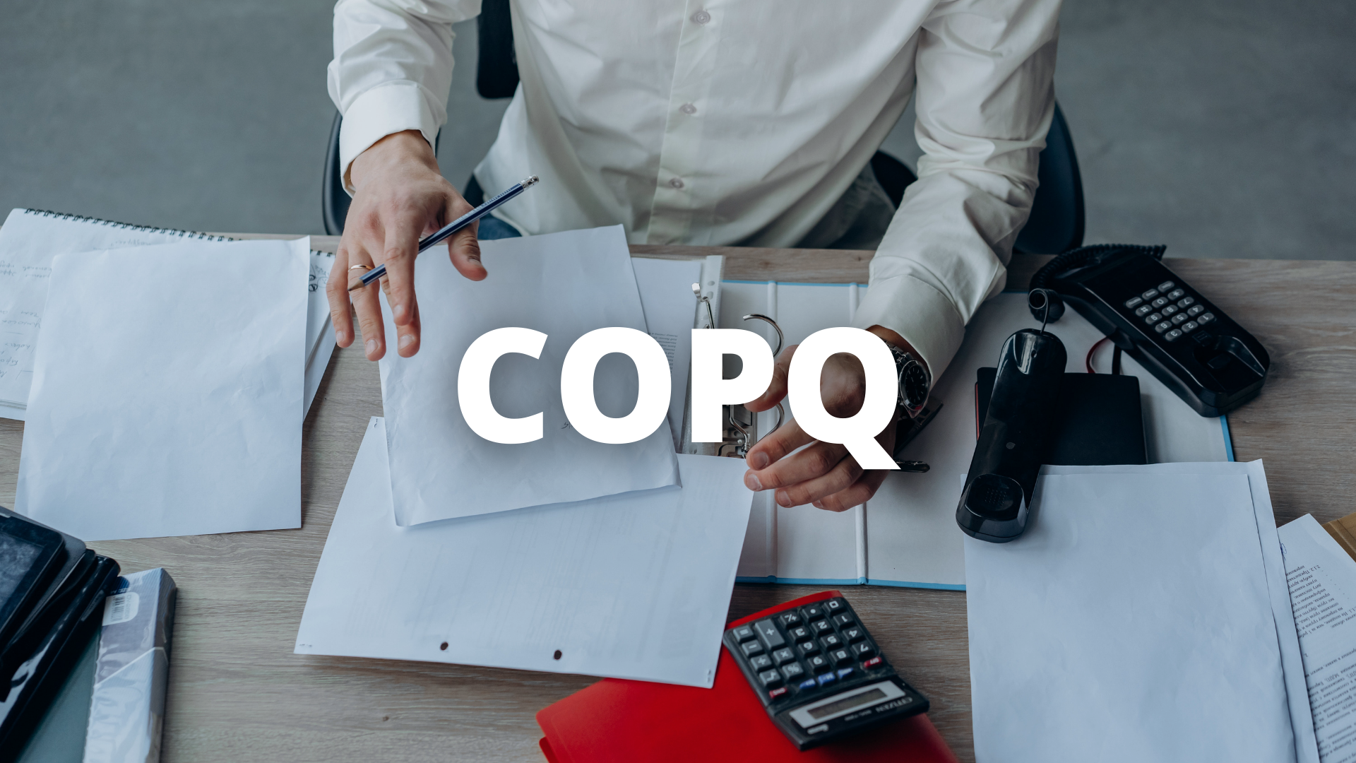 Servicios de consultoría para costos por mala calidad COPQ