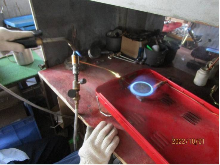 Verificación de fugas en el regulador