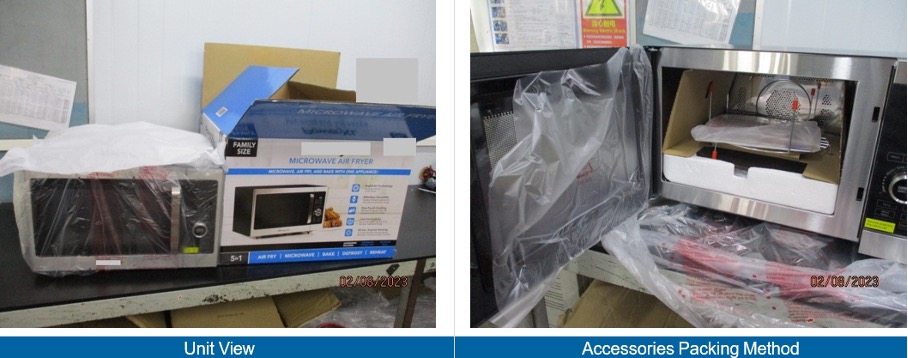 Revisión visual del empaque