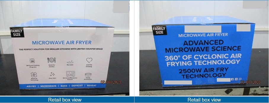 Revisión visual del empaque